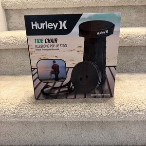 Hurley Telescopic Pop-Up Stool - Black